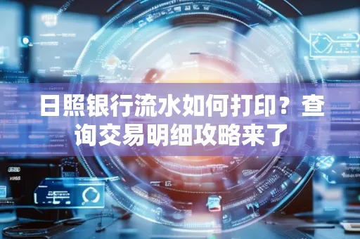 日照银行流水如何打印?查询交易明细攻略来了