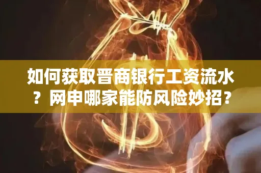 如何获取晋商银行工资流水?网申哪家能防风险妙招?