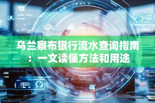 乌兰察布银行流水查询指南:一文读懂方法和用途