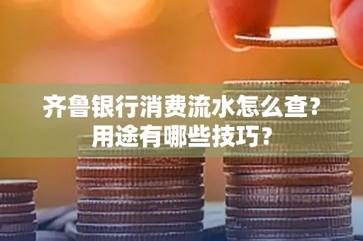 齐鲁银行消费流水怎么查?用途有哪些技巧?