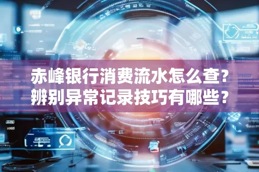 赤峰银行消费流水怎么查?辨别异常记录技巧有哪些?