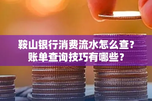 鞍山银行消费流水怎么查？账单查询技巧有哪些？