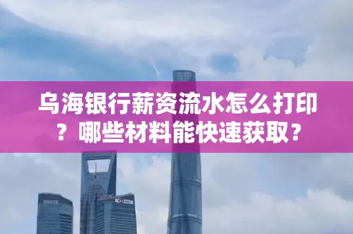乌海银行薪资流水怎么打印？哪些材料能快速获取？