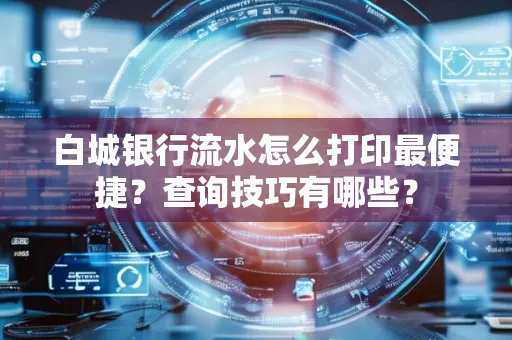 白城银行流水怎么打印最便捷？查询技巧有哪些？