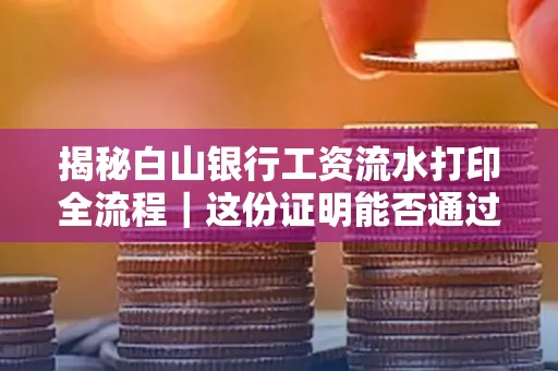 揭秘白山银行工资流水打印全流程|这份证明能否通过审核?
