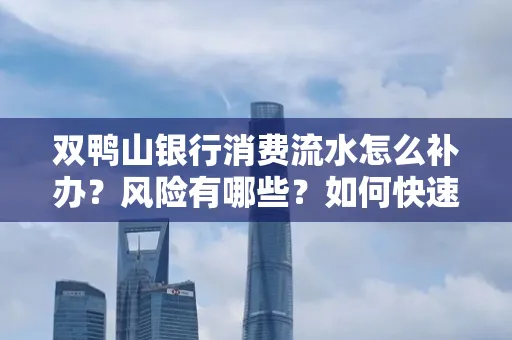 双鸭山银行消费流水怎么补办？风险有哪些？如何快速处理？