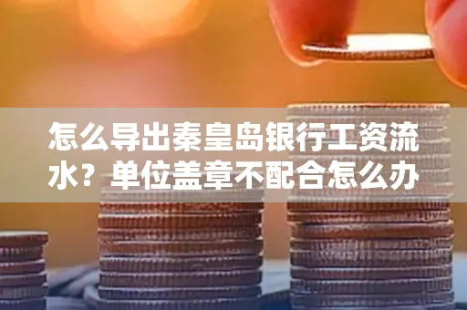 怎么导出秦皇岛银行工资流水?单位盖章不配合怎么办?