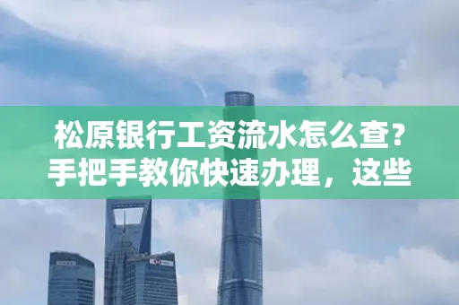 松原银行工资流水怎么查?手把手教你快速办理,这些材料必须准备好!