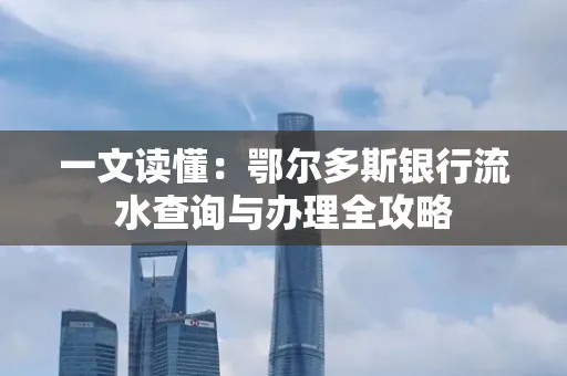 一文读懂：鄂尔多斯银行流水查询与办理全攻略