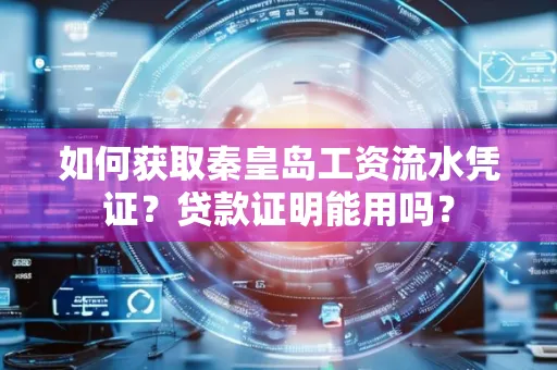 如何获取秦皇岛工资流水凭证?贷款证明能用吗?