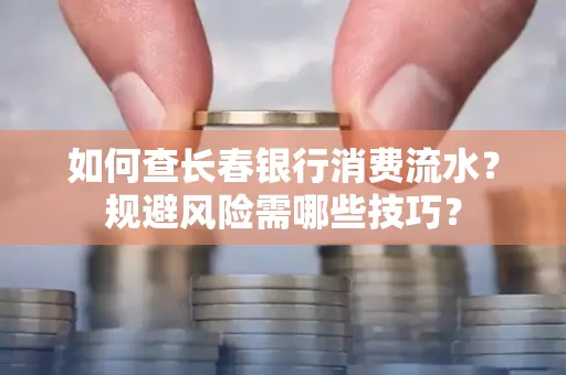 如何查长春银行消费流水?规避风险需哪些技巧?